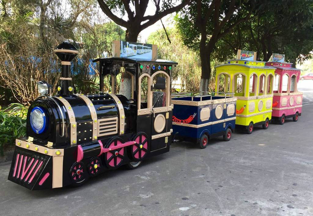 五指山景区广商场无轨观光小火车电动儿童游乐设备小火车可坐人户外玩具